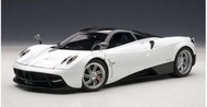 中古已開封 AUTOART 78267 1/18 DIECAST MODEL PAGANI HUAYRA (WHITE) 帕加尼 風神 珍珠白色 合金全開模型車
