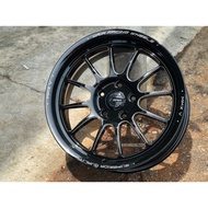New Car Sport Rim ORIGINAL GAIA RACING WHEELS MMXV T-095 17x7.5J 5x114.3 ET38 BMT/C  - READY STOCK