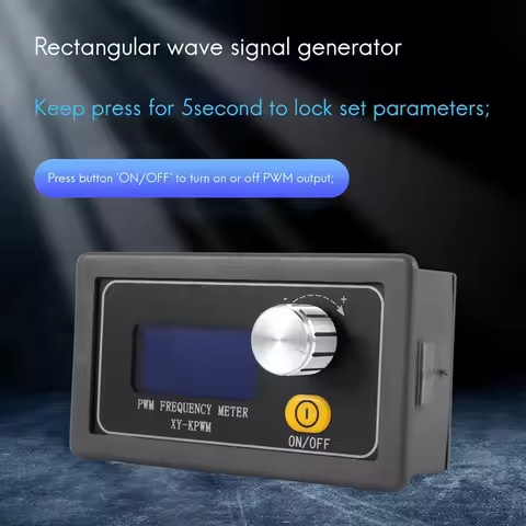 ABYC PWM Pulse Frequency Duty Cycle Adjustable Square Wave Signal Generator Module 1HZ-150KHZ Signal
