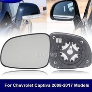 เลนส์กระจกมองหลังด้านนอกรถยนต์ HYS สำหรับ Chevrolet Captiva เลนส์กระจกกระจกด้านข้างด้านนอก2008-2017