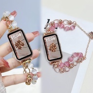 Gem Agate DIY Strap For Huawei band 11 Strap Huawei band 11 pro Strap Leather Huawei Band 10 Strap H