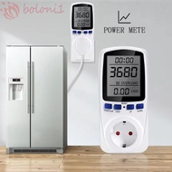 [COD] Digital LCD Wattmeter, 220V 110V AC Power Meter, Kilowatt Meter EU/AU/UK/FR/US Plug LCD Displa