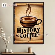 Canvas paintings of coffee shops, soft drinks, cafes, coffee shops, cafe decoration paintings