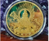 Koin Medali Tai Shang Lao Jun Tai Shang Jiao Zu Medal Warna Emas