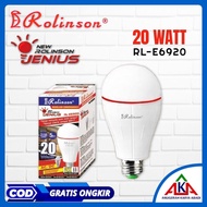 Bohlam Lampu Magic ROLINSON JENIUS LED AC / DC 10W 15W 20W 30W Genius Emergency Darurat E27 Lithium