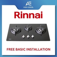 RINNAI RB-7303S-GBSM 3 BURNER GLASS HOB WITH SAFETY DEVICE