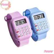 FOREVER Micro Calculator Watch, Multifunctional Date Display Electronic Digital Calculator, Portable