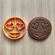 Heart Eyes Emoji Cookie Cutter