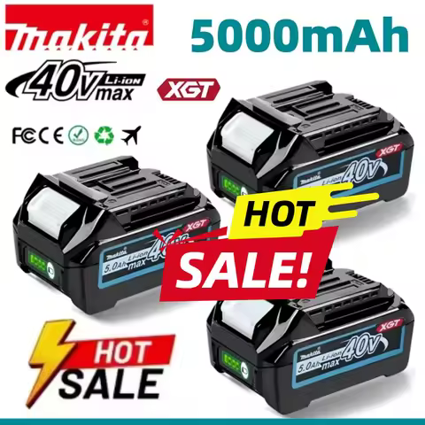 Makita 40V MAX XGT Original Battery Lithium Ion Battery 5000mAh BL4020 BL4025 BL4040 BL4050 BL4080