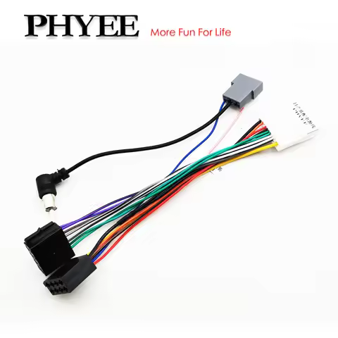 Car Radio Wiring Harness 20P Head Unit ISO Connector Antenna Plug Cable Adapter for Nissan Qashqai J