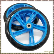 [S D K G] 2 Pieces Scooter Wheel 200 mm PU Material Wheel Thickness 30 mm ABEC-7 Bearing Scooter Acc