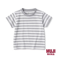 MUJI Crewneck S/S T-Shirt Border (Baby)