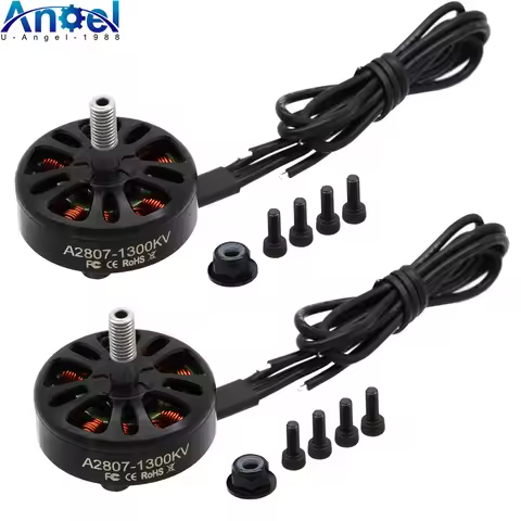 4x Uangel 2807 A2807 4S-6S 1300KV 1800KV 1500KV Brushless Motor for 7inch Long Range LR7 FPV Drone D