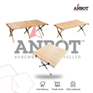 LNT Camper Roll -Top Table For Glamping Camping Beechwood Table