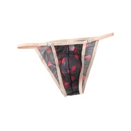 Mens Briefs Bikini Transparent Underwear Shorts Male Underpant
