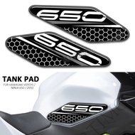 Z650 Accessorie Fuel Tank Pad Decal Sticker For Kawasaki Versys Ninja 650 3D Stickers Ninja650 Z 650