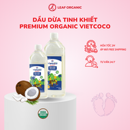 Dầu Dừa Tinh Khiết Organic Vietcoco 500ML - Leaf Organic HCM