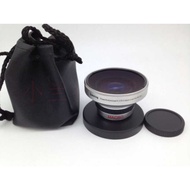 37mm 0.25 Times Ultra Wide Angle Fisheye Additional Lens Silver
