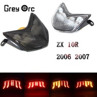 For Kawasaki Ninja ZX10R ZX-10R 2006 2007 Tail Light Brake Turn Signals Integrated LED Light