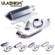 Motorcycle Scooter GY6 125 GY6 150152QMI 157QMJ Modified Scorpio Small Hexagonal Exhaust Pipe