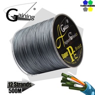 500M Braided Fishing Line 12 Strands Super Braid PE Line Fishing Line Fresh Saltwater Fishing