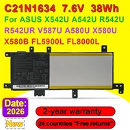 C21N1634 Laptop Battery For ASUS X542U A542U R542U R542UR V587U A580U X580U X580B FL5900L FL8000L Se