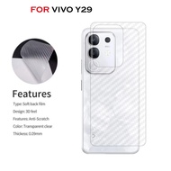 Garskin Carbon Vivo Y29 4G Back Soft Skin Carbon Fiber Film Sticker Anti Fungus