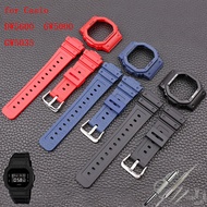 for Casio resin strap series G-SHOCK DW5600GW5000GW5030 men and women sports waterproof silicone tra