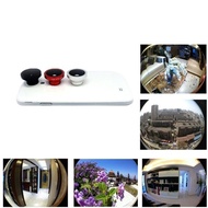Detachable Magnetic 180° Telephoto Fisheye Lens Fish Eye for Mobile Phones iPhone 5 4 4S Samsung HTC