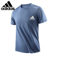 M-5XL 2025 ice silk Simple sport Quick drying tshirt for men Plain round neck korean Short Sleeve t 