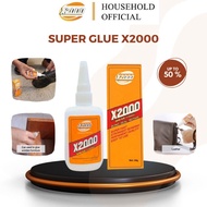 X2000 Super Glue Multi-Purpose Waterproof Shoe Repair Glue Sneakers Leather Shoes Glue Adhesive