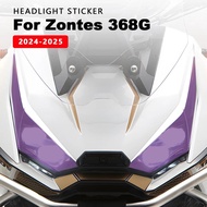 Motorcycle Headlight Stickers Transparent Decals For Zontes 368G 368 g ZT368G 2024-2026 Waterproof P