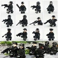 12Pcs Guns Weapons Compatible Lego Armed SWAT Building Blocks Ww2 Toys