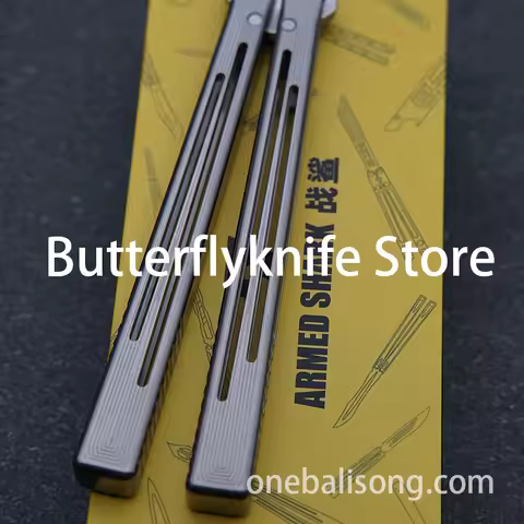 ARMED SHARK Titanium REP SE Clone TC4 Titanium Alloy Handle 5CR15 Stainless Steel Trainer