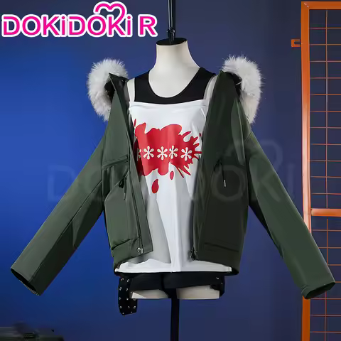IN STOCK Sakura Futaba Cosplay Costume Game【S-2XL】DokiDoki-R Female Coat Daily Costume Sakura Futaba