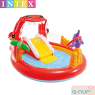 Intex สระน้ำแฟนซี สระเป่าลมฮิปโป สระน้ำเป่าลม สระสไลเดอร์ แฮปปี้ สวนน้ำเป่าลม สระเป่าลม สระว่ายน้ำ