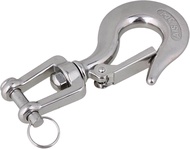 ตะขอความปลอดภัย 304 สแตนเลส Heavy Duty SLIP Hook โหลด TOW CHAIN Clevis Hook Winch Trailer เหล็ก Clev