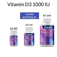 Ostelin Vitamin D3 1000IU isi 60 - 130 - 300 kapsul/Ostelin D3 1000