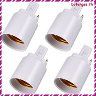4 Pcs G24d to E27 Adapters Double Pin Light Bulb Sockets Extenders Lamp Accessories  bofengss