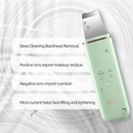 【Quick Delivery】CkeyiN Rechargeable Facial Skin Scrubber Skin Spatula Ultrasonic EMS Ion Facail Clea