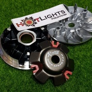 Gy6 125 Racing 13.5 pulley set with drive face