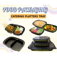 CATERING TRAY/ BEKAS KATERING/ KATERING PLATTER/ BUFFET TRAY/ PLASTIC TRAY BESAR TAKE AWAY