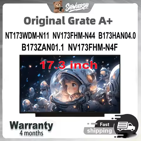 Original New A+ 17.3 inch Laptop Lcd thick Screen Monitor Panel NT173WDM N11 NV173FHM N44 B173HAN04.