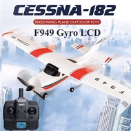 WLtoys 2.4G F949 LCD Version RC Airplane Cessna 182 3D6G 3Ch Fixed Wing Plane Outdoor Drone RTF With Gyroscope And Night Gift