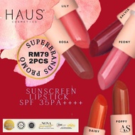 [ EXCLUSIVE ] 24hrs MATTE VELVET LIPSTICK Buy 1 Free 1 | HAUS x ALAINN | SPF35