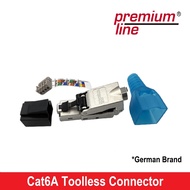 Cat6 Cat6A Shielded SFP Toolless Connector Plug
