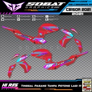 STRIPING CB150R 2021 STICKER VARIASI - STRIPING HOLOGRAM UV TRANSPARAN HONDA CB150R 2021 VIRAL