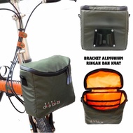 Wholesale front block frontblock Bag Folding Bike waterproof Sling - Army