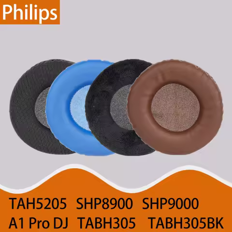 Foam Earpads for Philips TAH5205 SHP8900 SHP9000 Heaphones A1 Pro DJ Ear Cushions TABH305 TABH305BK 