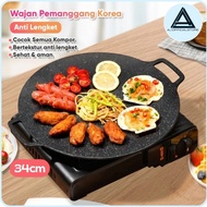 Korean Multifunction Conduction Pan Non-Stick Frying Pan Bbq Grill Pan